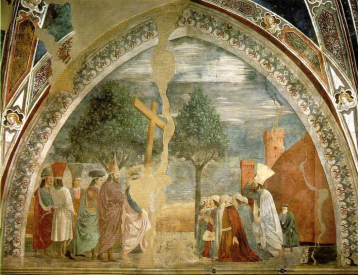 Francesca, Piero della 1419-1492 - Piero della Francesca Exaltation of the Cross, ca 1466, Fres.jpg