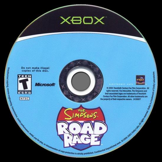 2D Xbox Disk Images - Simpsons - Road Rage.png