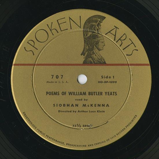 Siobhan McKenna - Irish Ballads, Folk Songs And Lyrics - siobhan mckenna side a.jpg