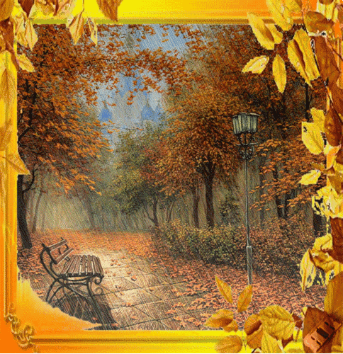 Obrazki1 - jesien pejzaz deszcz ramka22.gif